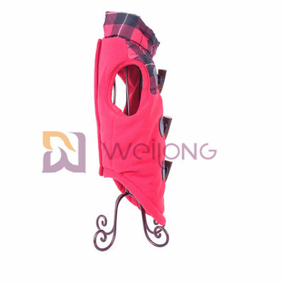 황소 뿔 가죽 루프 강아지 다운 재킷 벨크로 / 인조 오프닝 따뜻한 강아지 코트