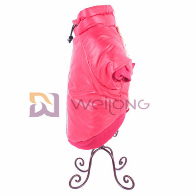 100% 폴리 샤인 방수 개 코트와 하복부 보호 따뜻한 개 코트