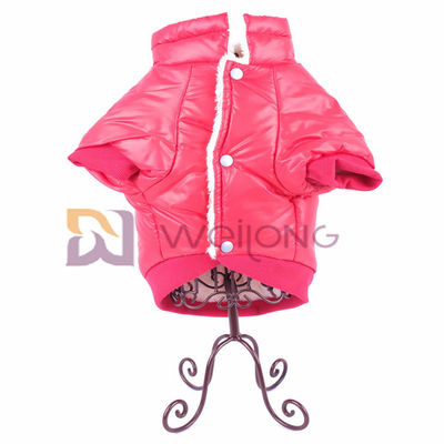 100% 폴리 샤인 방수 개 코트와 하복부 보호 따뜻한 개 코트