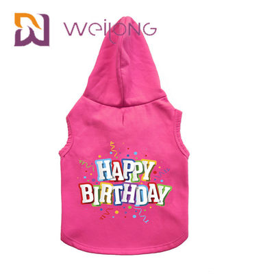 다채로운 고무 인쇄 생일 애완 동물 까마귀는 분홍색 개 까마귀를 주문을 받아서 만들었습니다