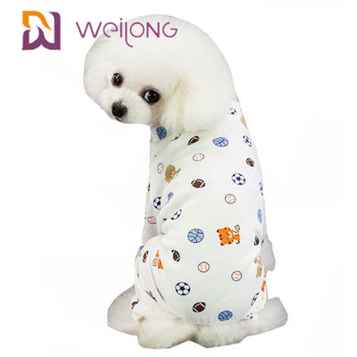 Kweilong 전체 사용자 정의 개 고양이 애완 동물 휴일 잠옷 프린트 티셔츠
