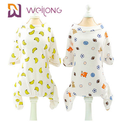 Kweilong 전체 사용자 정의 개 고양이 애완 동물 휴일 잠옷 프린트 티셔츠