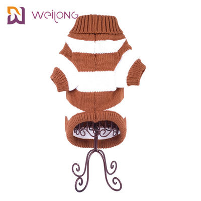 부드러운 농축 따뜻한 강아지 니트 점퍼 BSCI 개 롤 넥 점퍼