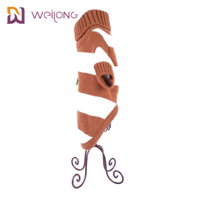 부드러운 농축 따뜻한 강아지 니트 점퍼 BSCI 개 롤 넥 점퍼