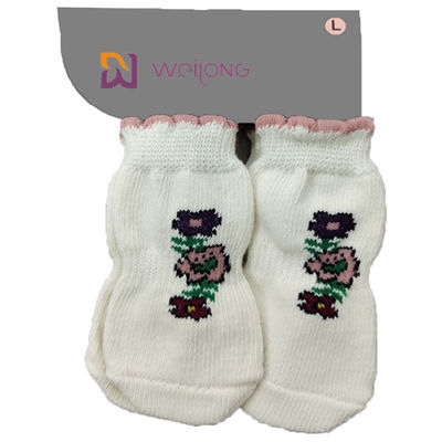 고양이/개 반대로 미끄러짐을 위한 발 주문 애완 동물 양말을 보호하십시오